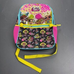 LOL Surprise Backpack BB Nation Girls Sequin Graphic Pink Yellow School Bag